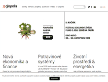 Tablet Screenshot of glopolis.org